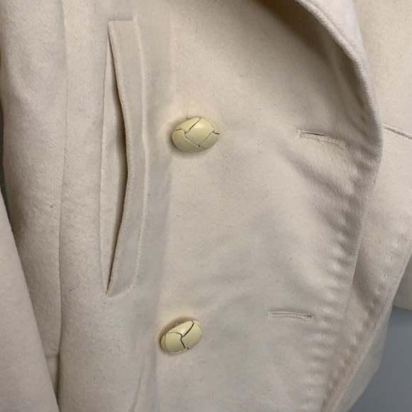 Aritzia T Babaton Howell Cream Pea Coat - Picture 3 of 9